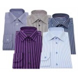 Men's Formal Striped Shirts (pack Of 5)